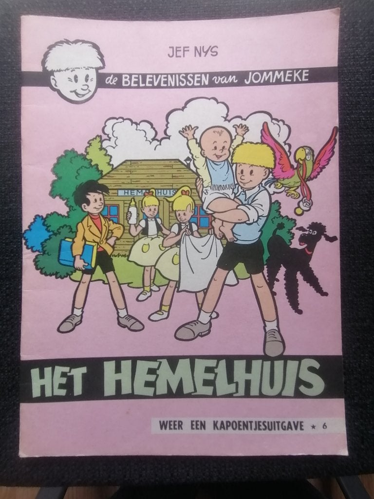 Jommeke album nr.6: Het hemelhuis (aantal: 1), Boeken, Eén stripboek, Jef Nys., Ophalen, Gelezen