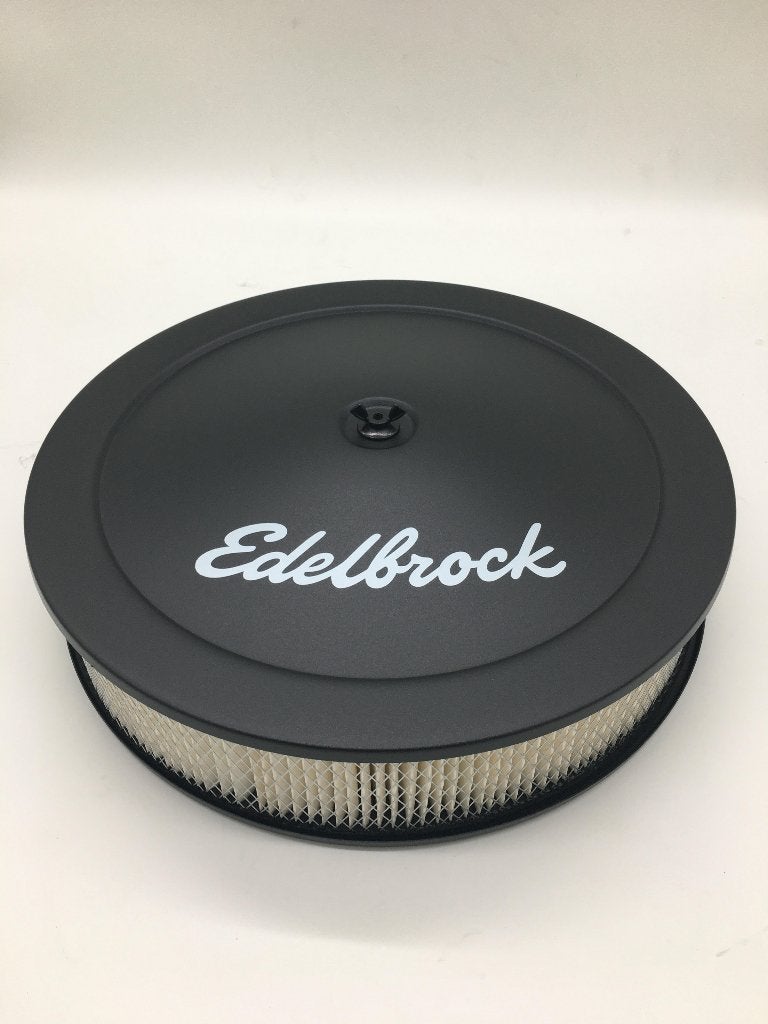 Te koop Luchtfilter huis edelbrock (zwart) 14'', Auto-onderdelen, Ophalen of Verzenden, Nieuw, Overige automerken