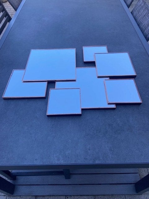 Miroir, Moins de 100 cm, Comme neuf, Enlèvement, 50 à 75 cm