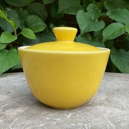 Sucrier jaune vintage Villeroy & Boch, Enlèvement ou Envoi