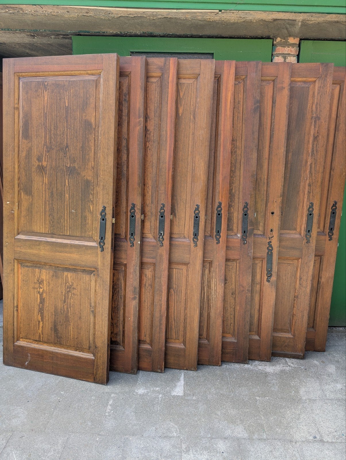 Portes intérieures en chêne massif avec serrures, charnières, Enlèvement, Verre, Porte intérieure