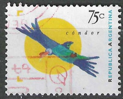 Argentine 1995 - Yvert 1881 - Condor (ST), Envoi, Affranchi