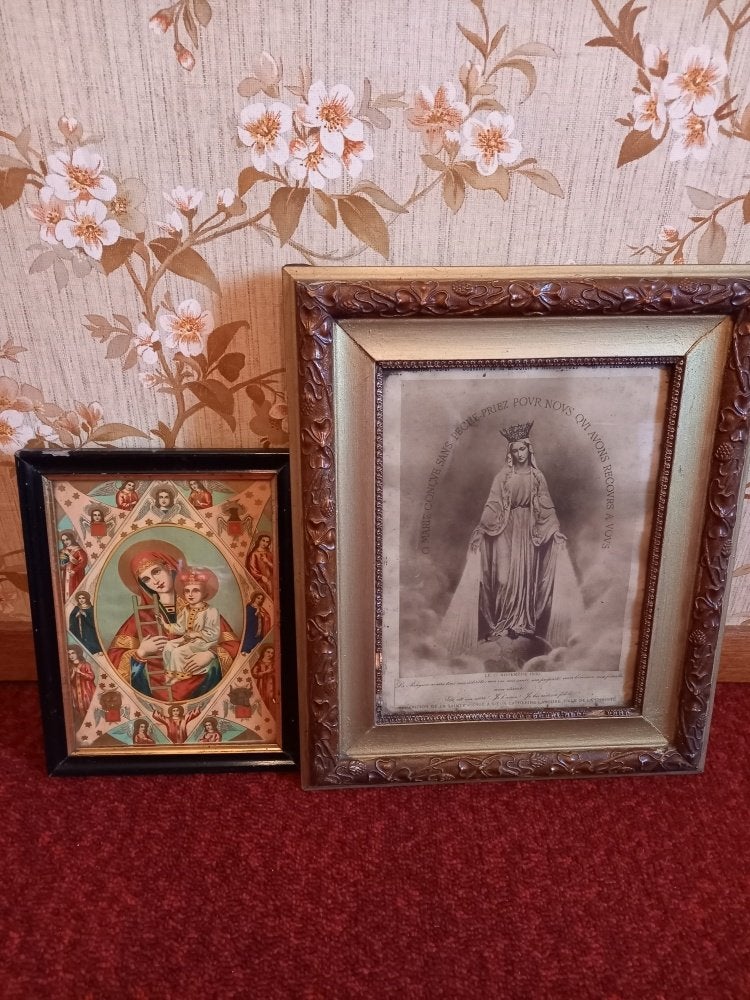 Deux cadres Religieux, Antiquités & Art, Enlèvement