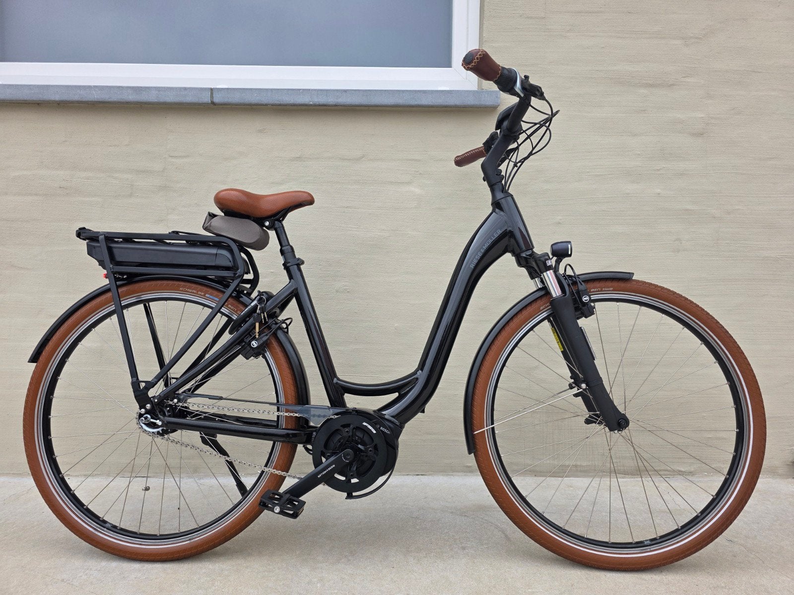 Riese&muller Swing *500Wh * 1.760km * Black/Brown**, Fietsen en Brommers, Elektrische fietsen, Ophalen