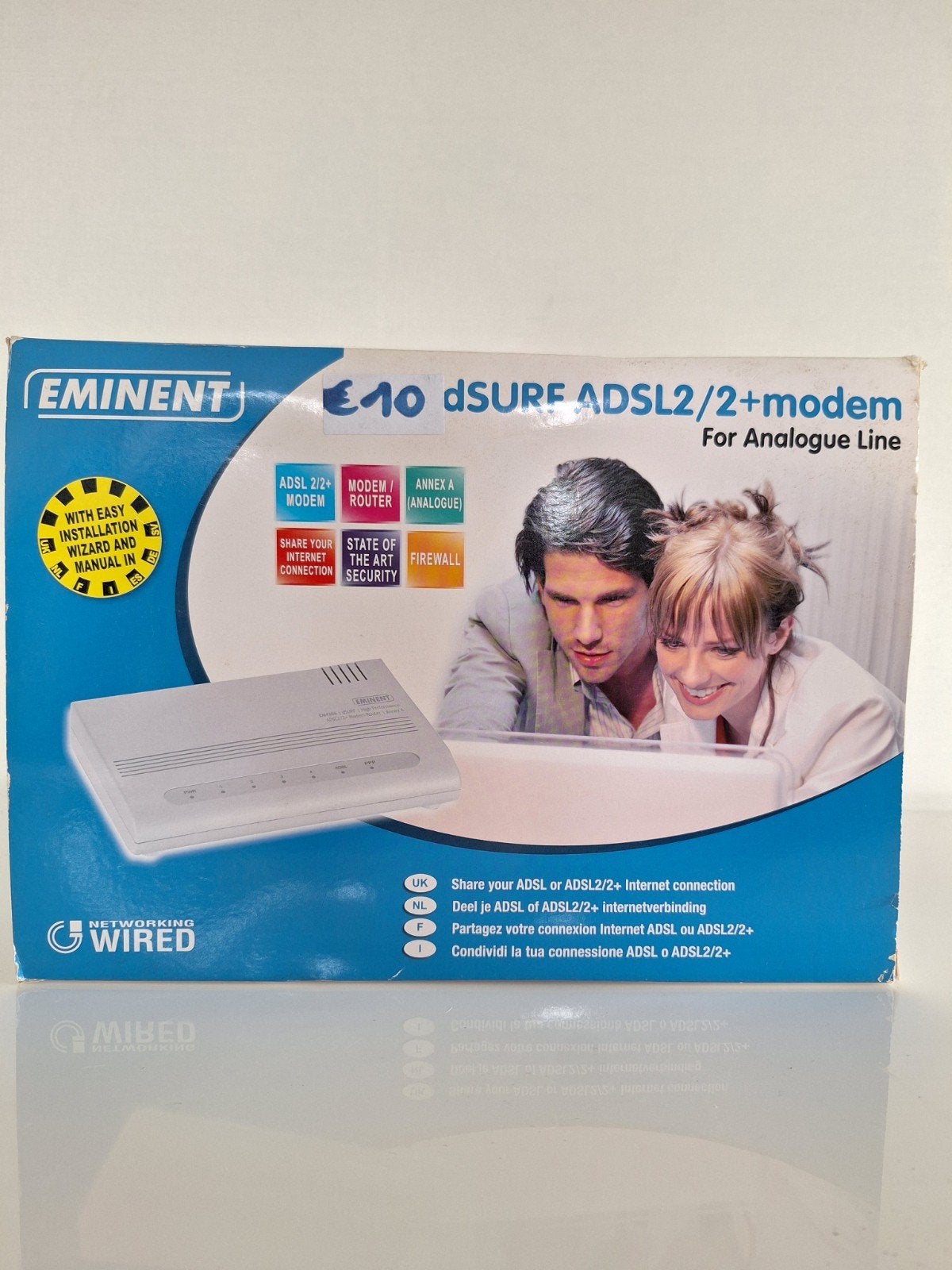 ADSL2+ Modem - Eminent, Computers en Software, Netwerk switches, Ophalen, Nieuw