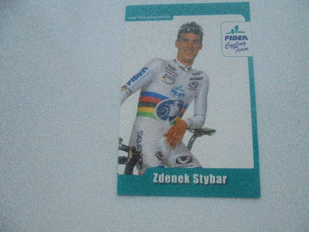 wielrenner-zdenek stybar, Verzamelen, Foto's en Prenten, Verzenden, 1980 tot heden, Zo goed als nieuw, Foto
