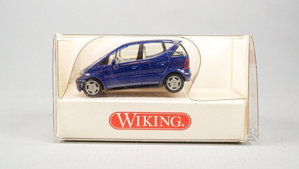 1:87 Wiking 1383930 Mercedes Benz A Klasse donkerblauw, Hobby en Vrije tijd, Ophalen of Verzenden, Zo goed als nieuw, Auto, Wiking