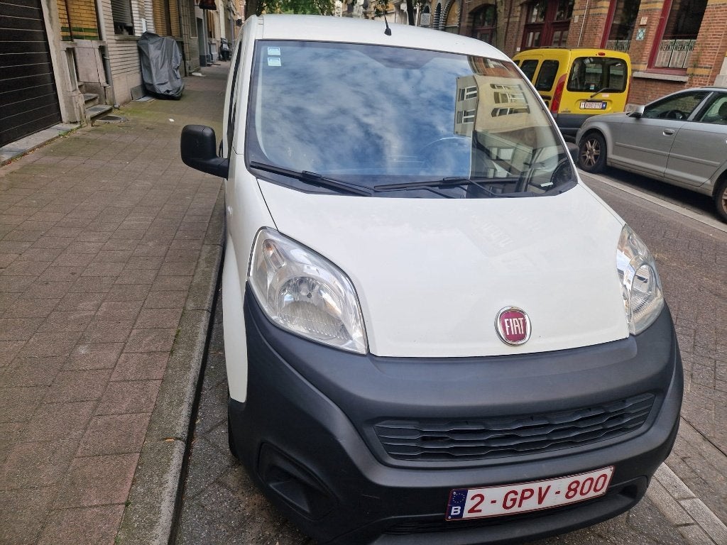 FIAT FIORINO 11/2017 EURO 6b, Auto's, Stof, Wit, Particulier, Airconditioning