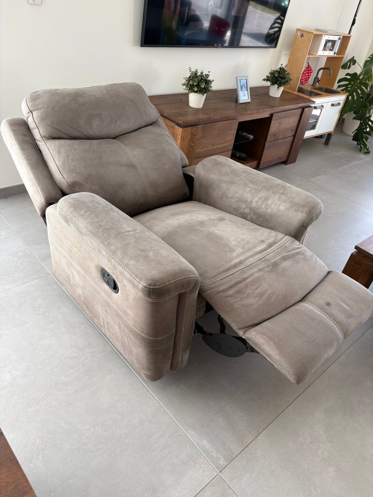Relax zetel 1-zit, Ophalen, Eenpersoons, 75 tot 100 cm, Zo goed als nieuw