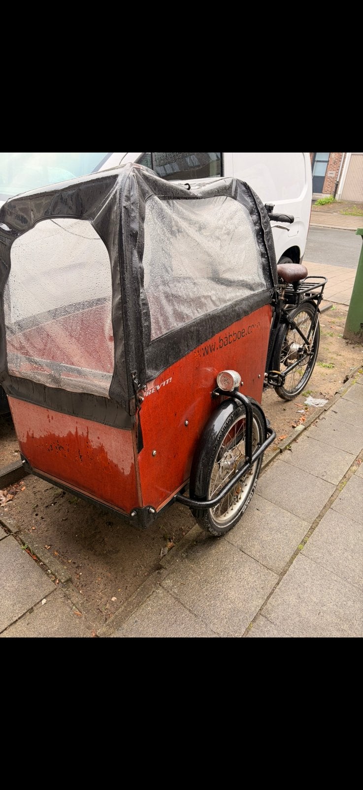 Babboe bakfiets elektrisch, Fietsen en Brommers, Ophalen, Zo goed als nieuw, Elektrisch