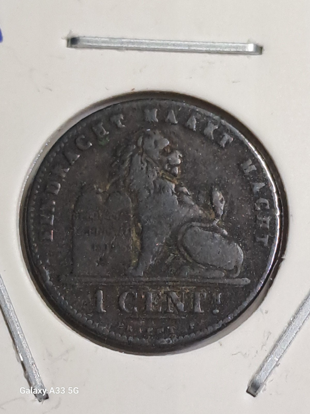 Belgique 1 et 2 centimes, lot de 7, Léopold I & II, Enlèvement ou Envoi, Belgique