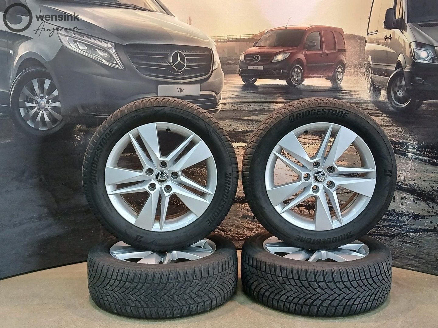 Winterset Skoda Superb 17", Auto-onderdelen, Banden en Velgen, -, -, Banden en Velgen, 17 inch
