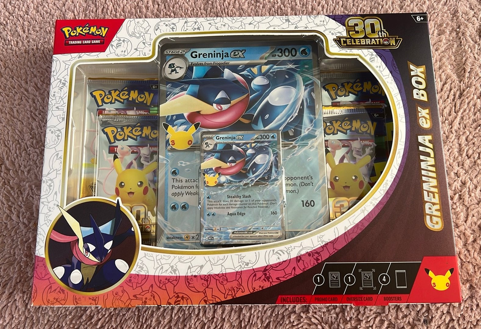 Pokémon 30th Celebration - Greninja ex Box, Ophalen of Verzenden, Nieuw