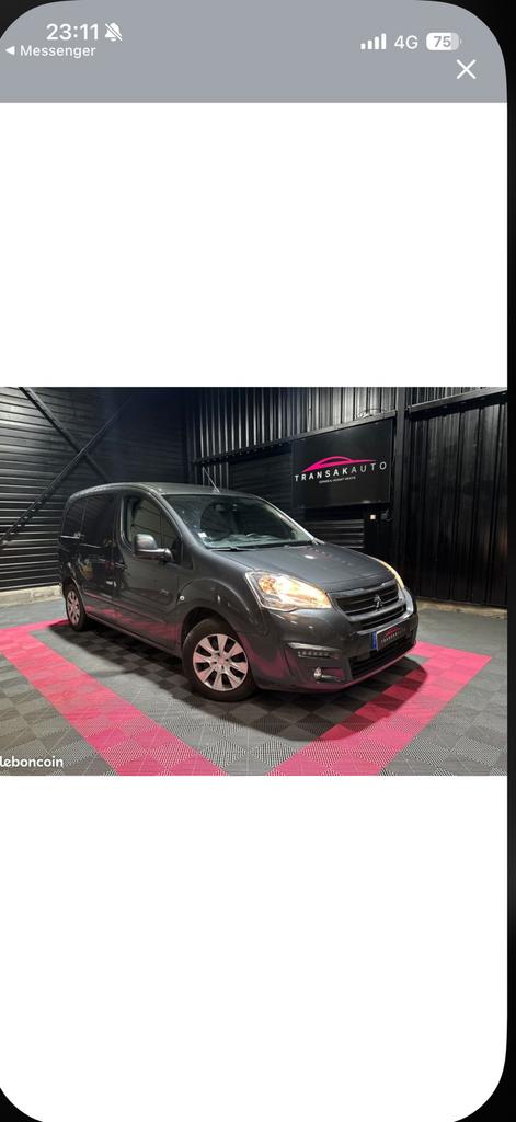 Peugeot Partner 1,6 BLUE HDI 100 CV BMP6, Auto's, Automaat, 75 kW, Stof, Adaptieve lichten