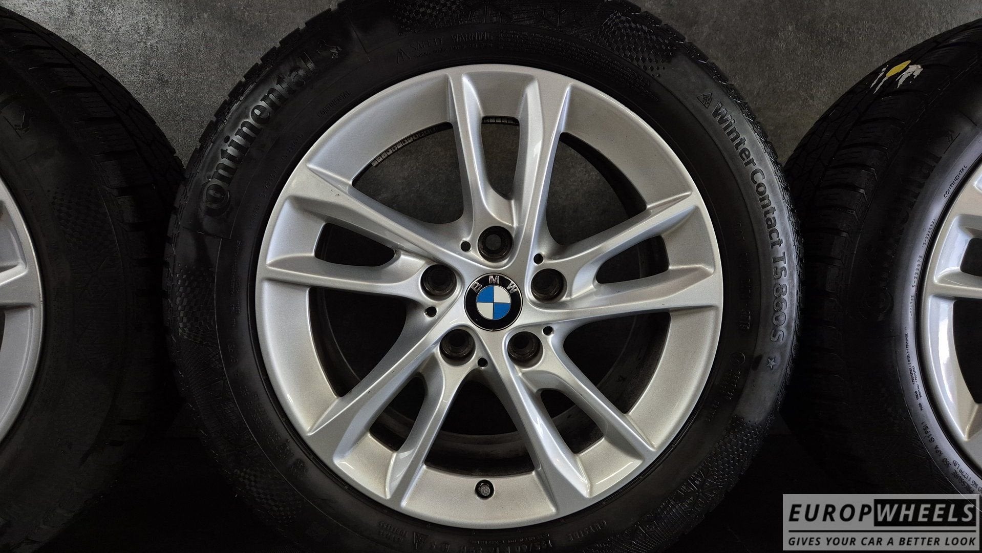 16 inch BMW velgen 2 active tourer F45 F46 1 winterbanden, Auto-onderdelen, Gebruikt, -, Banden en Velgen, 195 mm