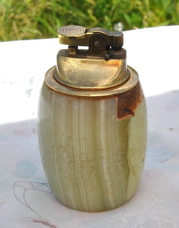 briquet de table onyx modéle 1, Enlèvement ou Envoi, Utilisé, Briquet