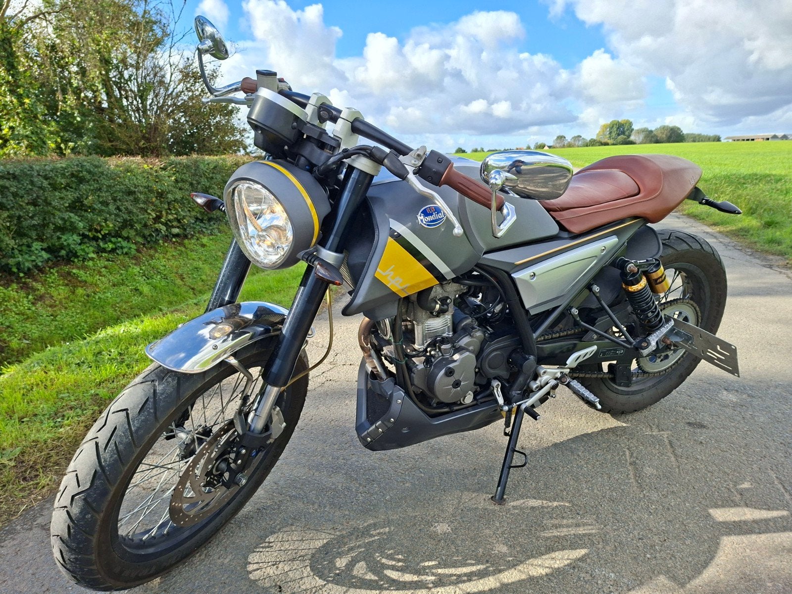 Mondial Hps 125cc in goede staat+ levering, Motoren, Gebruikt, 125 cc, 11 kW of minder, Handgeschakeld