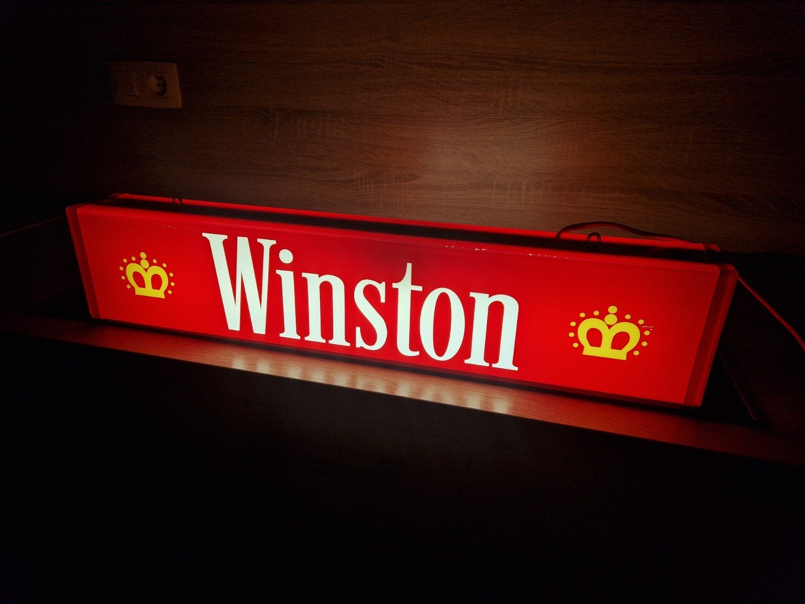 zeldzame lichtreclame Winston sigaretten, Verzamelen, Ophalen of Verzenden