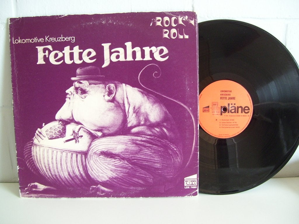 LOKOMOTIVE KREUZBERG  fette jahre, Enlèvement ou Envoi, Rock progressif, Utilisé, Pochette gatefold