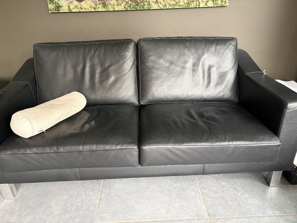 Salon te koop, Huis en Inrichting, Zetels | Complete zithoeken, Ophalen, Gebruikt, Leer, Modern