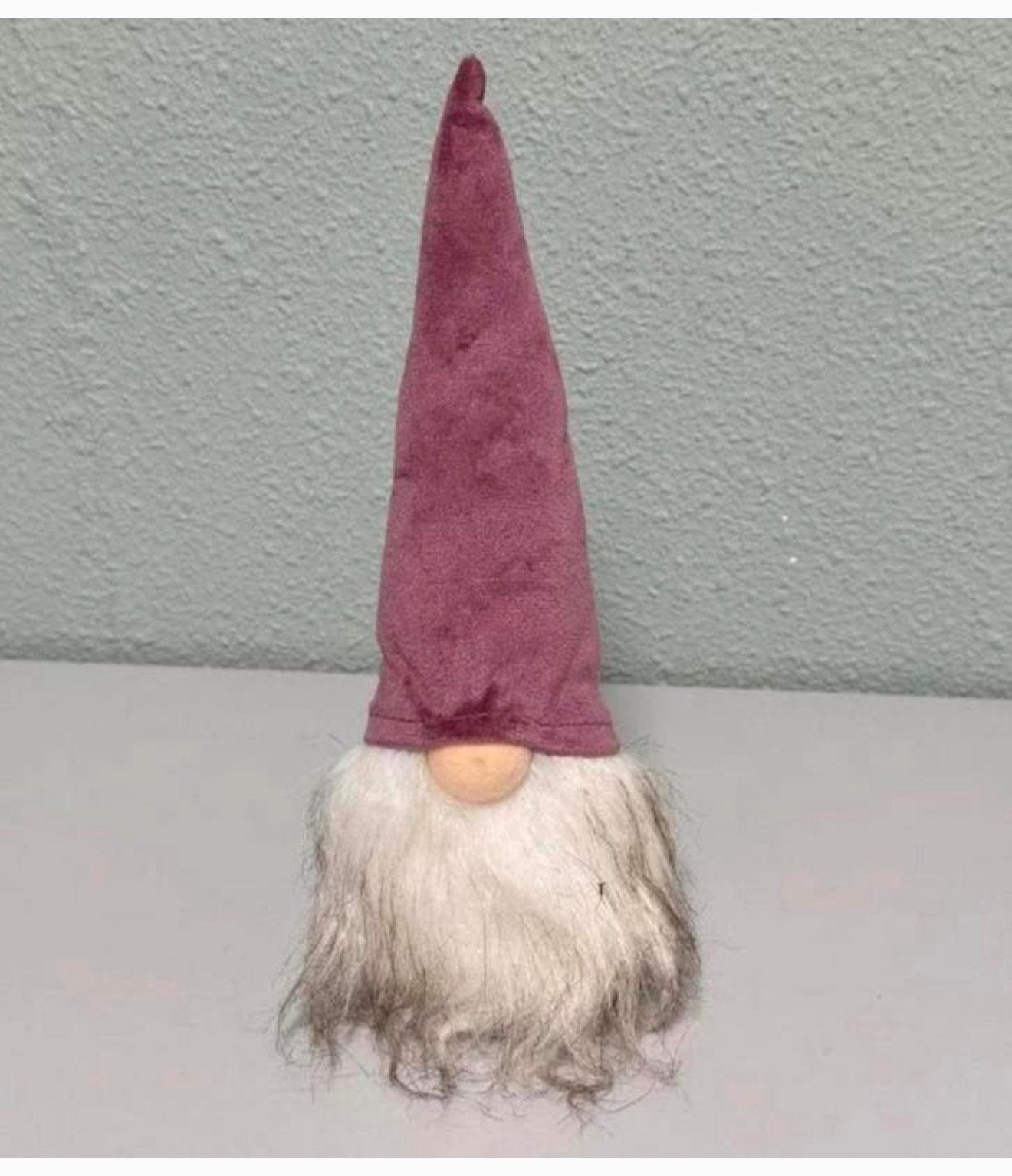 Lutin de Noël nain chapeau pointu et barbe de 27 cm de haut, Enlèvement ou Envoi