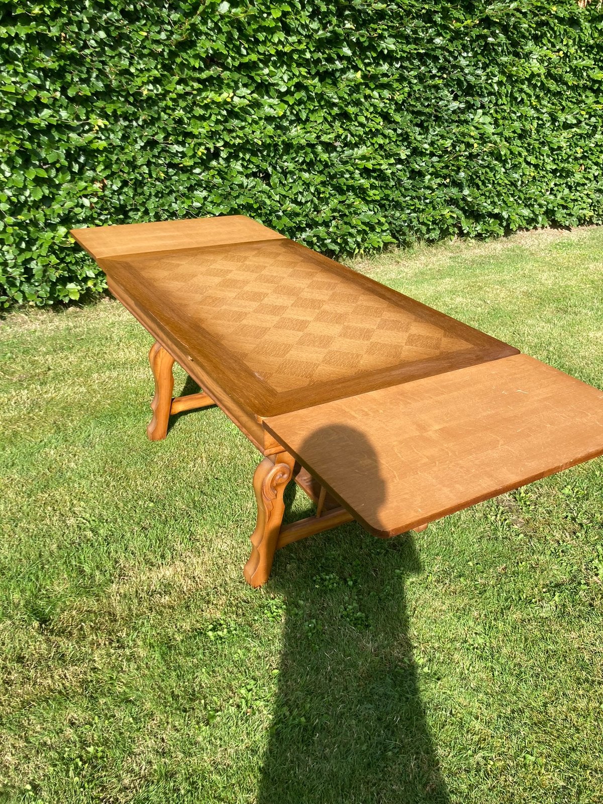 Houten tafel uitschuifbaar, Ophalen, Gebruikt
