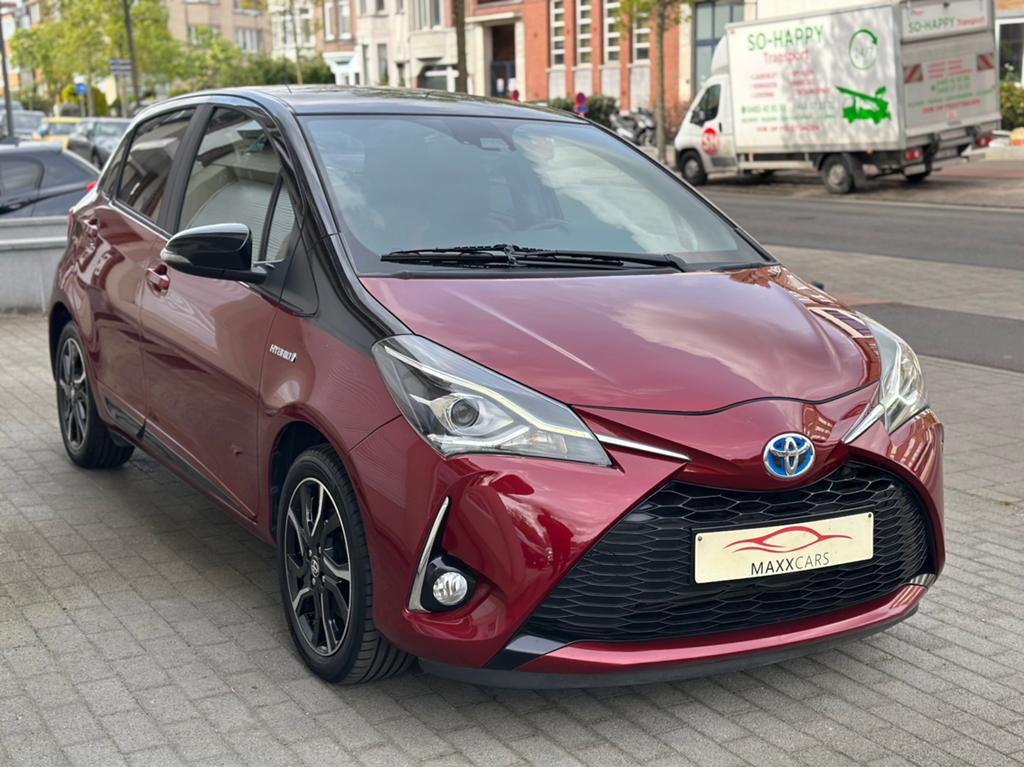 Toyota Yaris 1.5 Hybrid Automaat 05/2018 Airco Camera Navi, Auto's, Stof, Euro 6, 4 cilinders, Bedrijf
