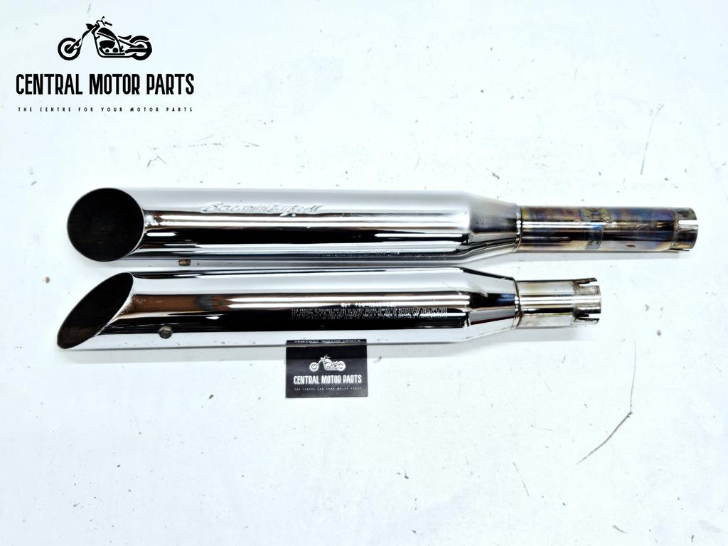 Chromen Dempers Bal Cut Shotgun Softail 2000-2006, Ophalen of Verzenden, Gebruikt