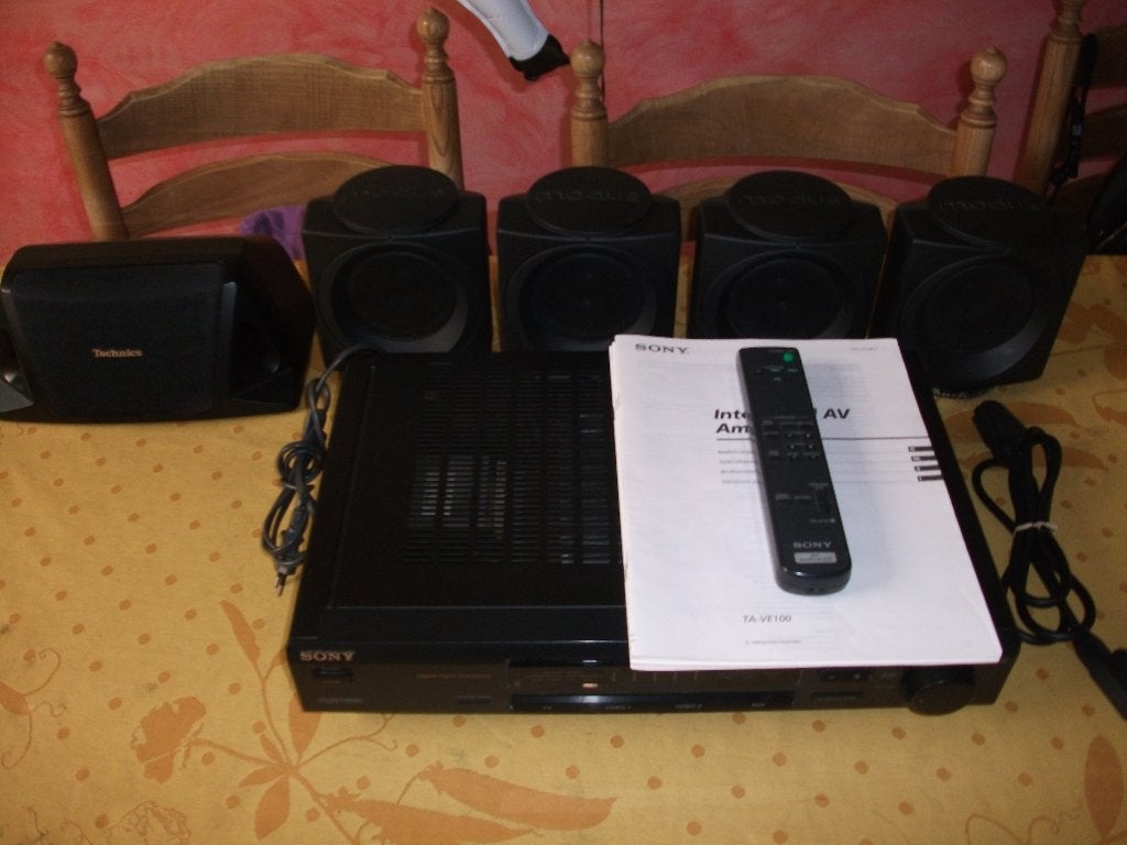Sony versterker AV TA-VE 100, Ophalen of Verzenden, Zo goed als nieuw, Overige systemen, Sony