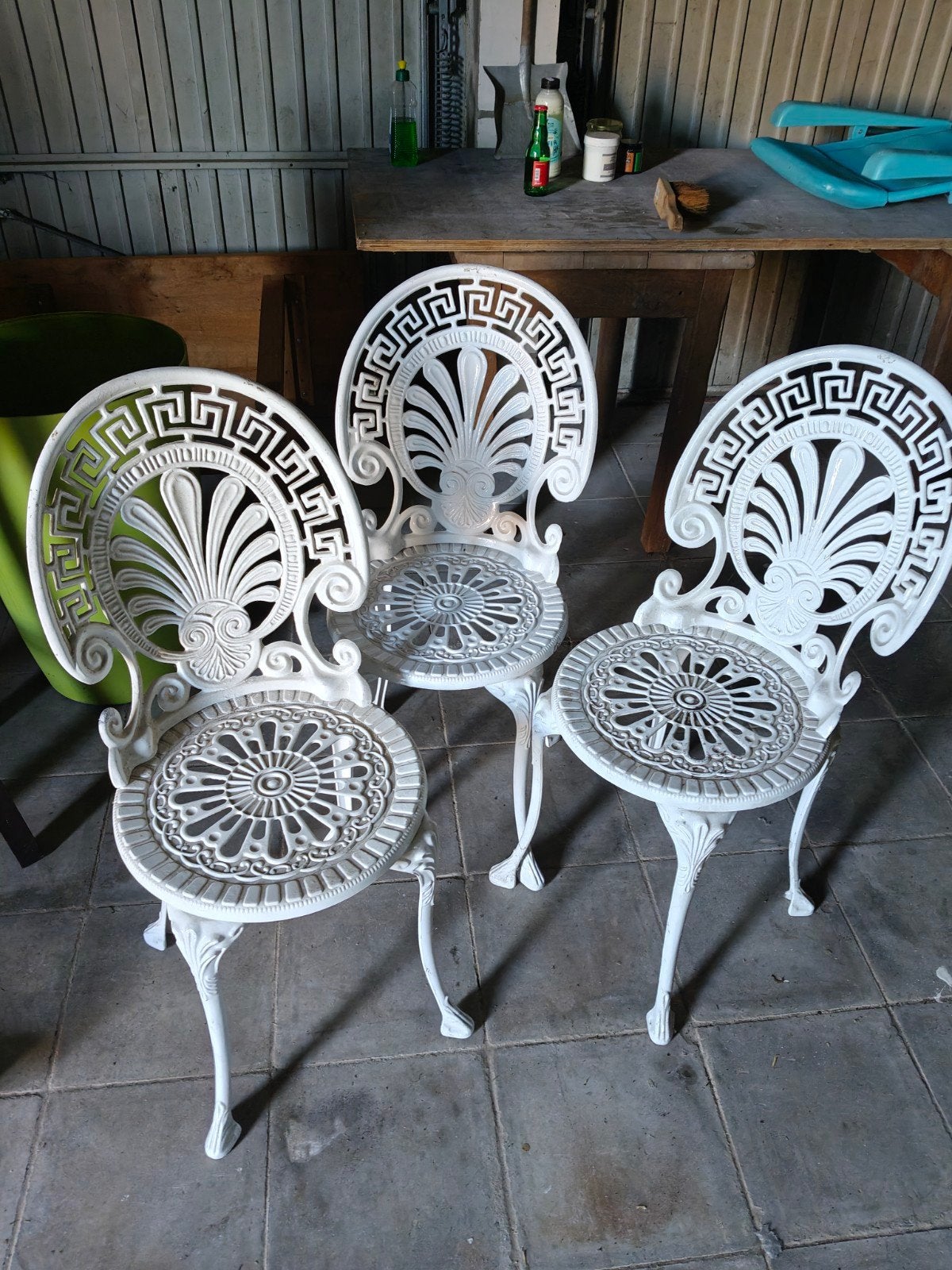 Ijzeren stoelen, Tuin en Terras, Ophalen