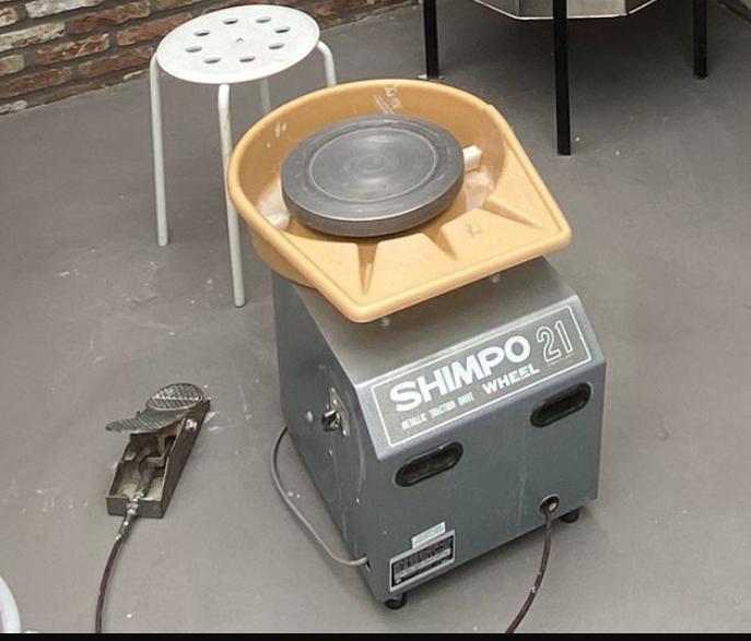 Shimpo draaischijf, Hobby en Vrije tijd, Pottenbakken, Ophalen, Gebruikt