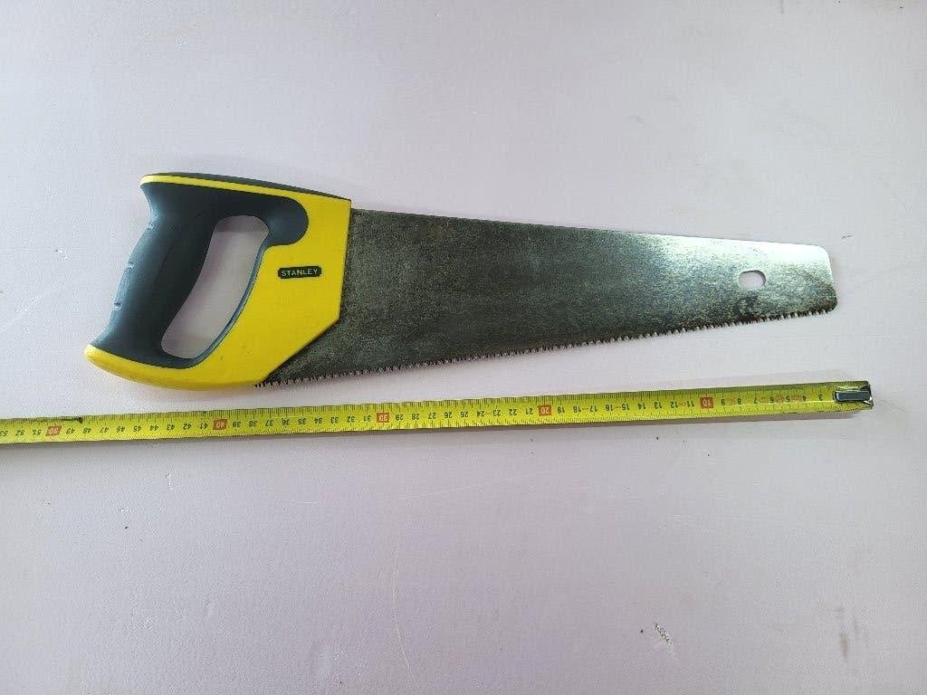 Stanley handzaag, Tuin en Terras, Handzagen, Ophalen, Zo goed als nieuw, Handzaag