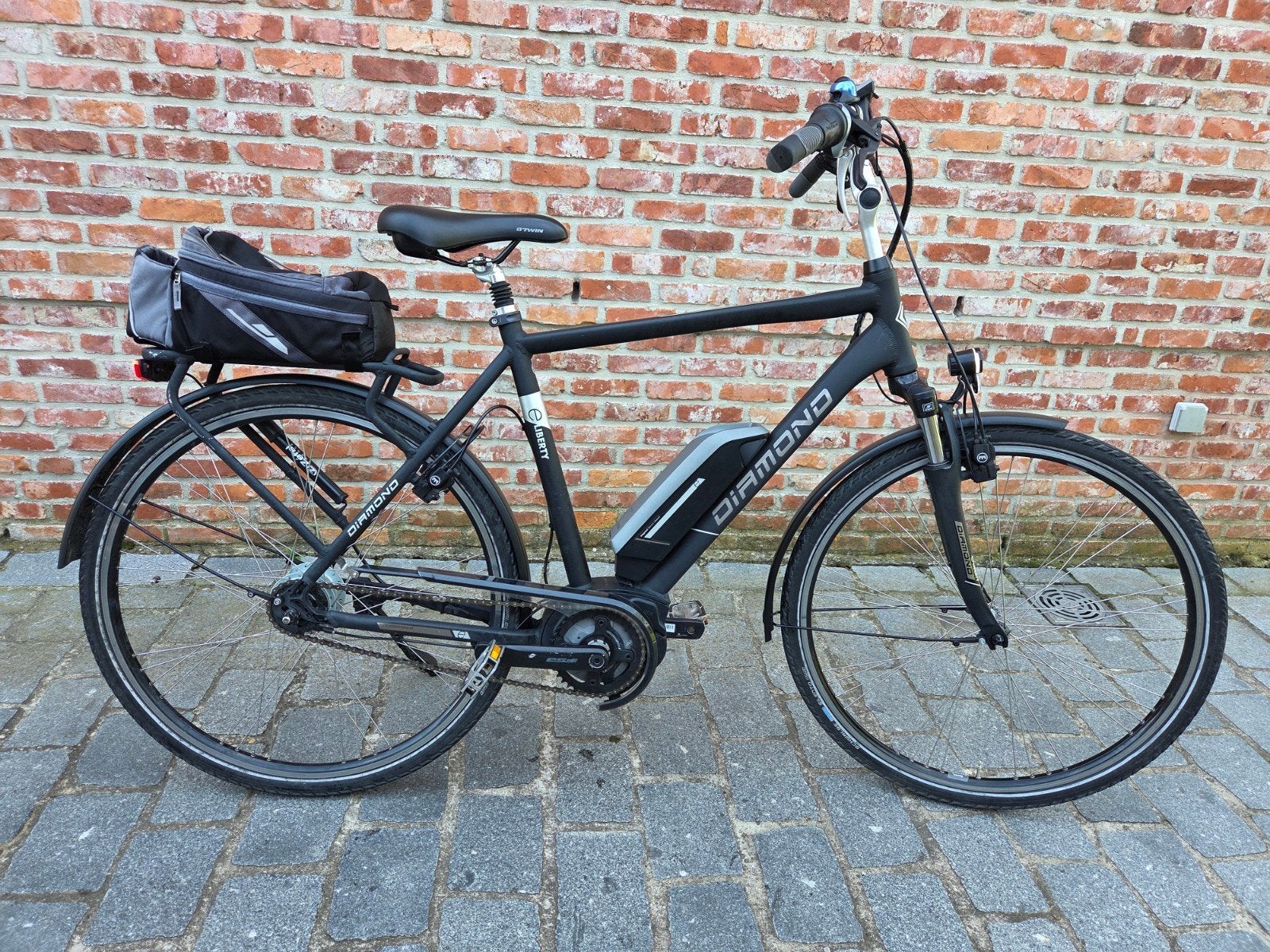Diamond e liberty elektrische fiets - 4907 km - batterij 91%, Zo goed als nieuw, 50 km per accu of meer, 55 tot 59 cm, Ophalen