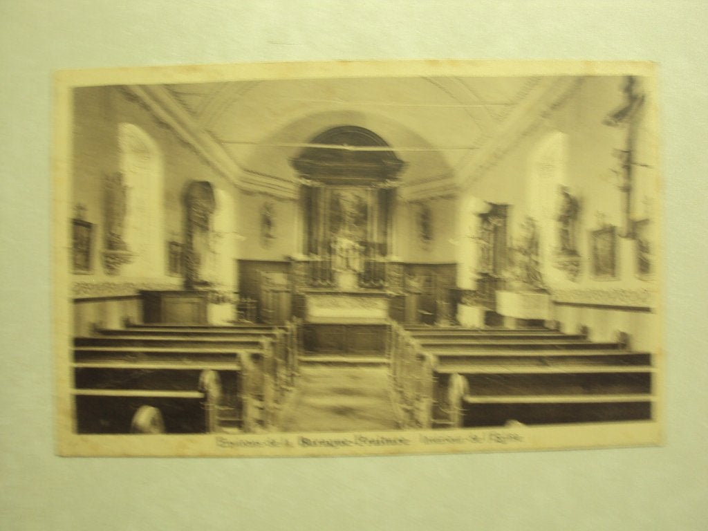 56818 - ENVIRONS DE LA BARAQUE-FRAITURE - INTERIEUR EGLISE, Envoi