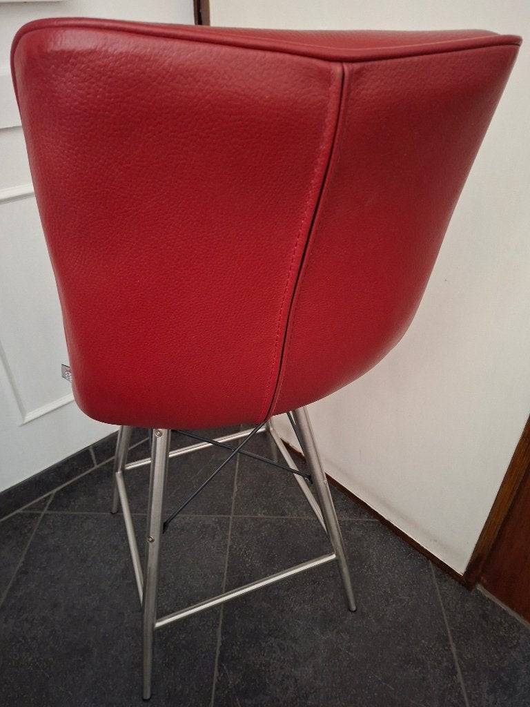 Barre tournante en liège pour îlot de cuisine., 90 cm ou plus, 4 tabourets, Comme neuf, Enlèvement