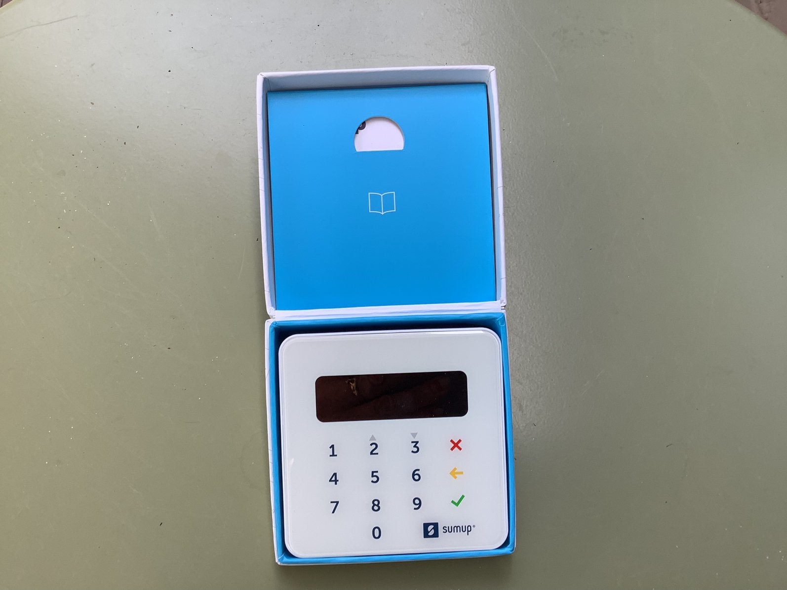 Sumup betaalterminal, Ophalen