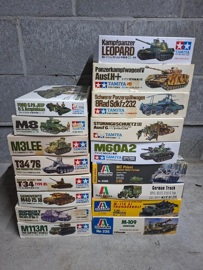Modelvoertuigen 1/35, Hobby en Vrije tijd, Modelbouw | Figuren en Diorama's, Ophalen of Verzenden, Zo goed als nieuw, 1:35 tot 1:50