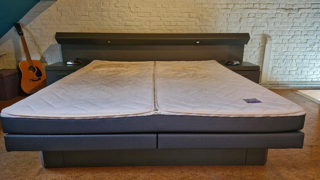Bedmeubel frame 1m80x2m, Ophalen, Gebruikt, Tweepersoons, 180 cm