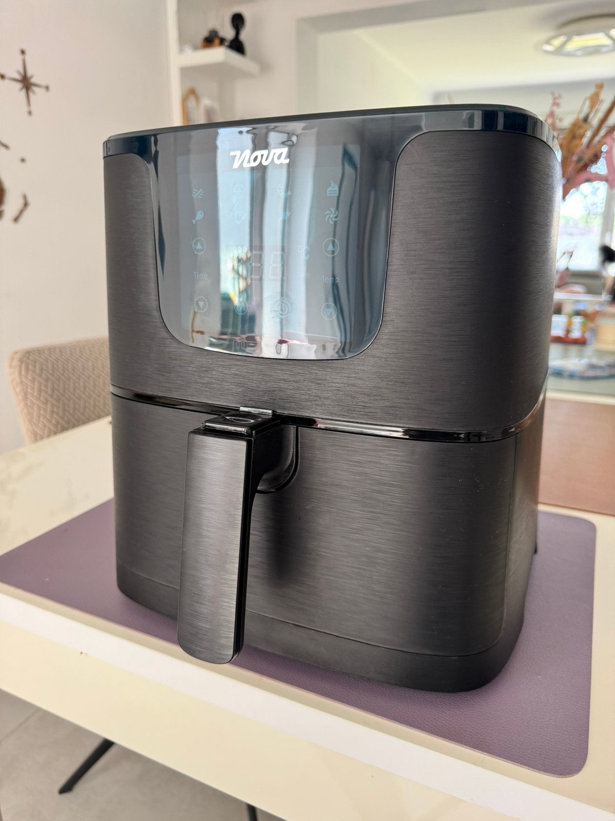 Nova Aerofryer 5,2L 1700W, Ophalen of Verzenden, Zo goed als nieuw, Airfryer