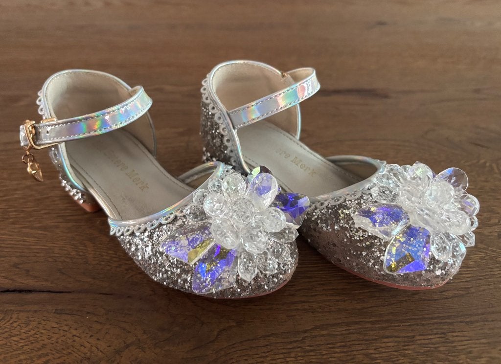 Prinsessenschoenen / hakken meisje maat 25, Comme neuf, Enlèvement, Fille, Chaussures