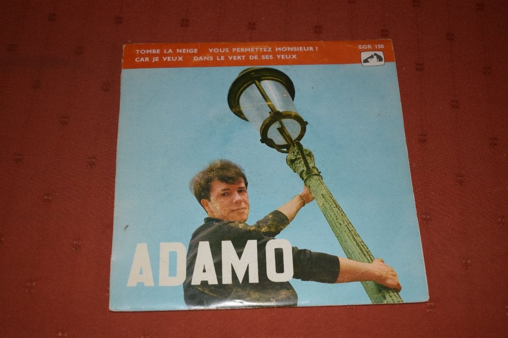 twee mooie EP 45t vinylsingels van ADAMO, EP, Enlèvement ou Envoi, Pop, EP
