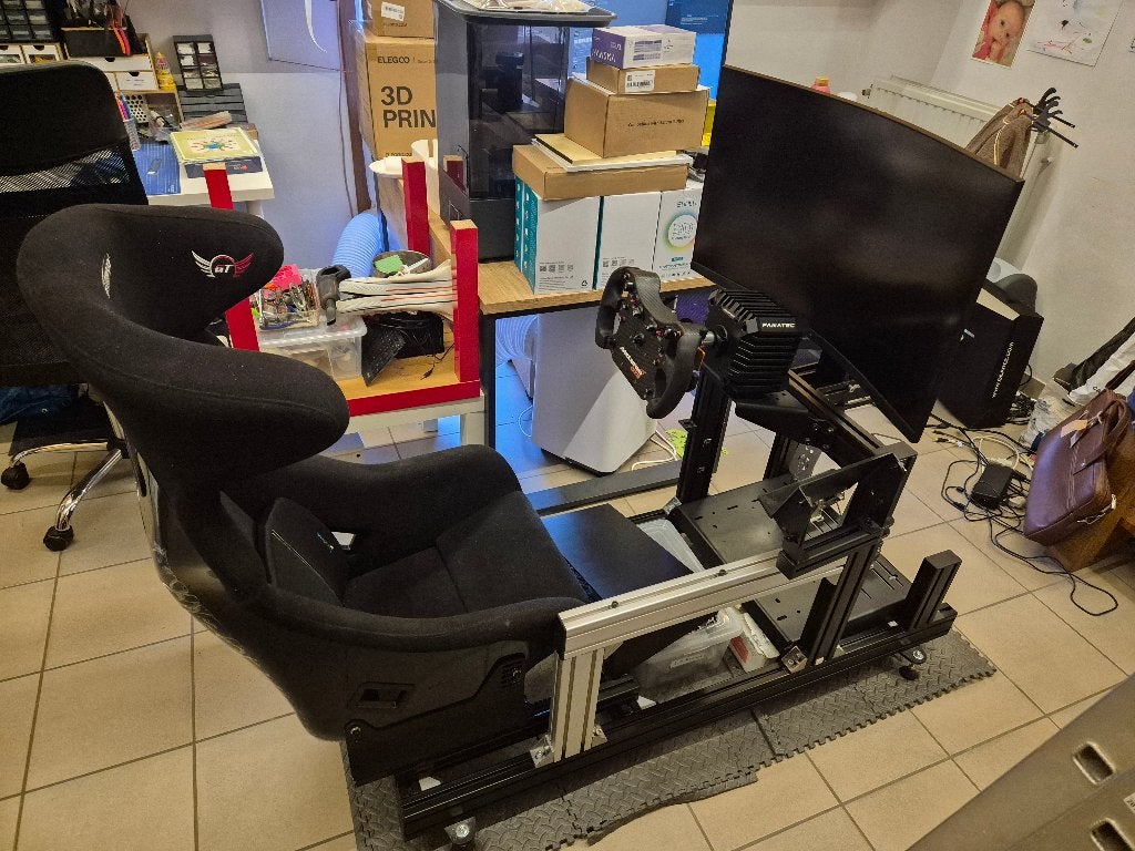 Hoogwaardige volledige Simracing-installatie, Games en Spelcomputers, Games | Pc, Ophalen, Gebruikt, 1 speler, Virtual Reality