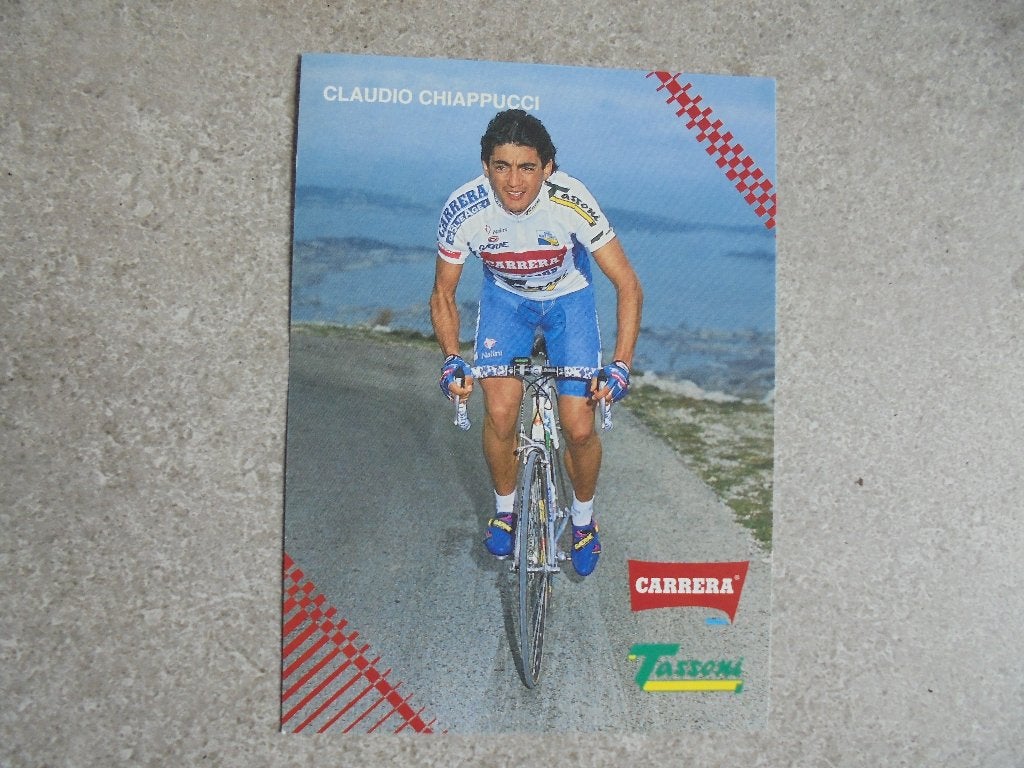 Wielerfoto Claudio Chiappucci, Verzamelen, Foto's en Prenten, Verzenden