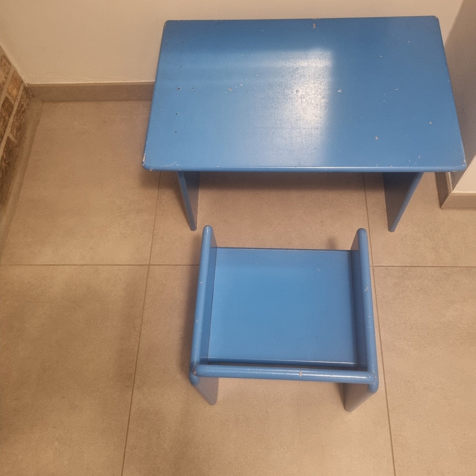 houten kindertafeltje en stoeltje t, Enfants & Bébés, Enlèvement