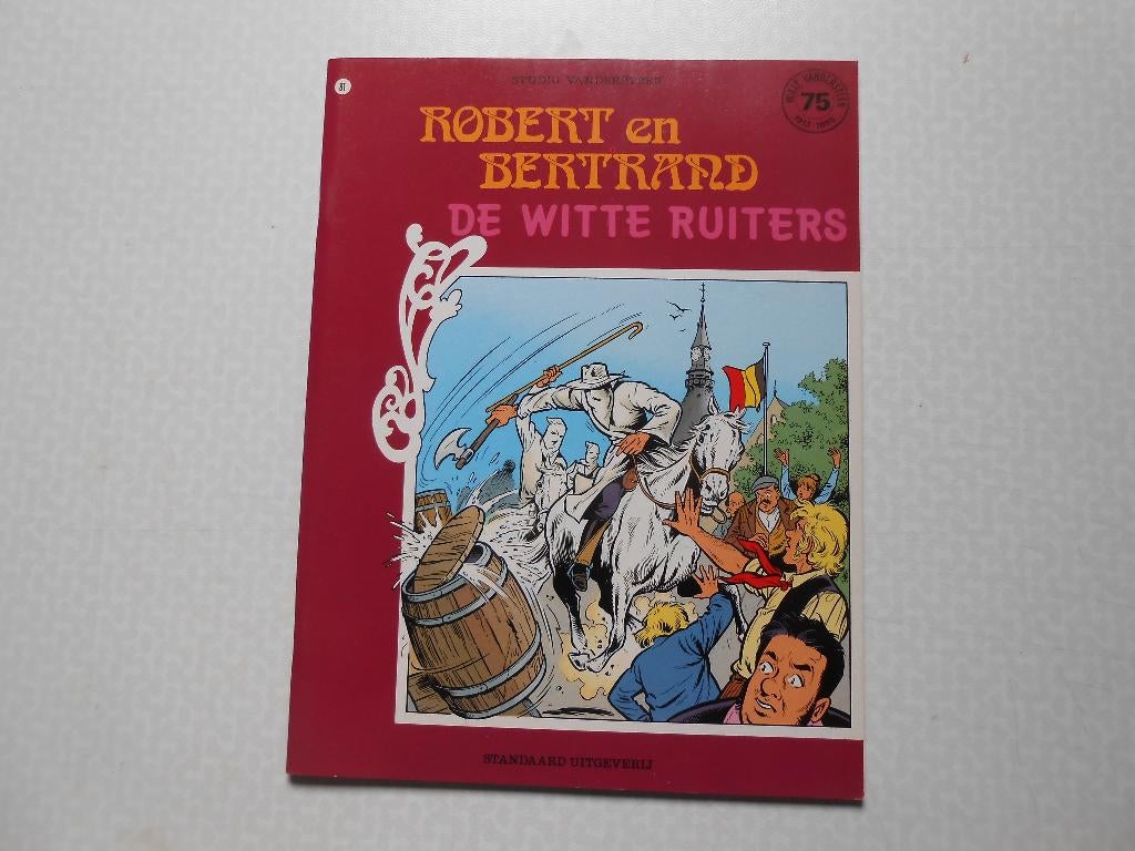Robert en Bertrand 81 De witte ruiters 1988 1 ste druk., Boeken, Willy Vandersteen, Eén stripboek, Nieuw, Ophalen of Verzenden
