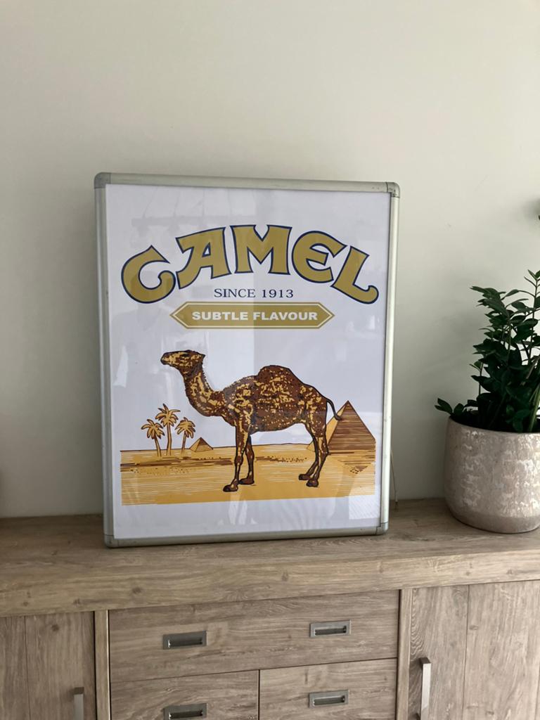 Grote reclame Camel tabak, Collections, Marques & Objets publicitaires, Enlèvement, Comme neuf