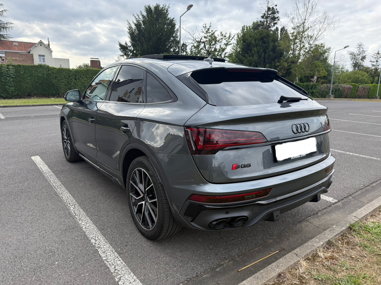 AUDI SQ5 - 63.000KM - FULL OPTIONS, Auto's, Automaat, Zwart, Leder, Particulier