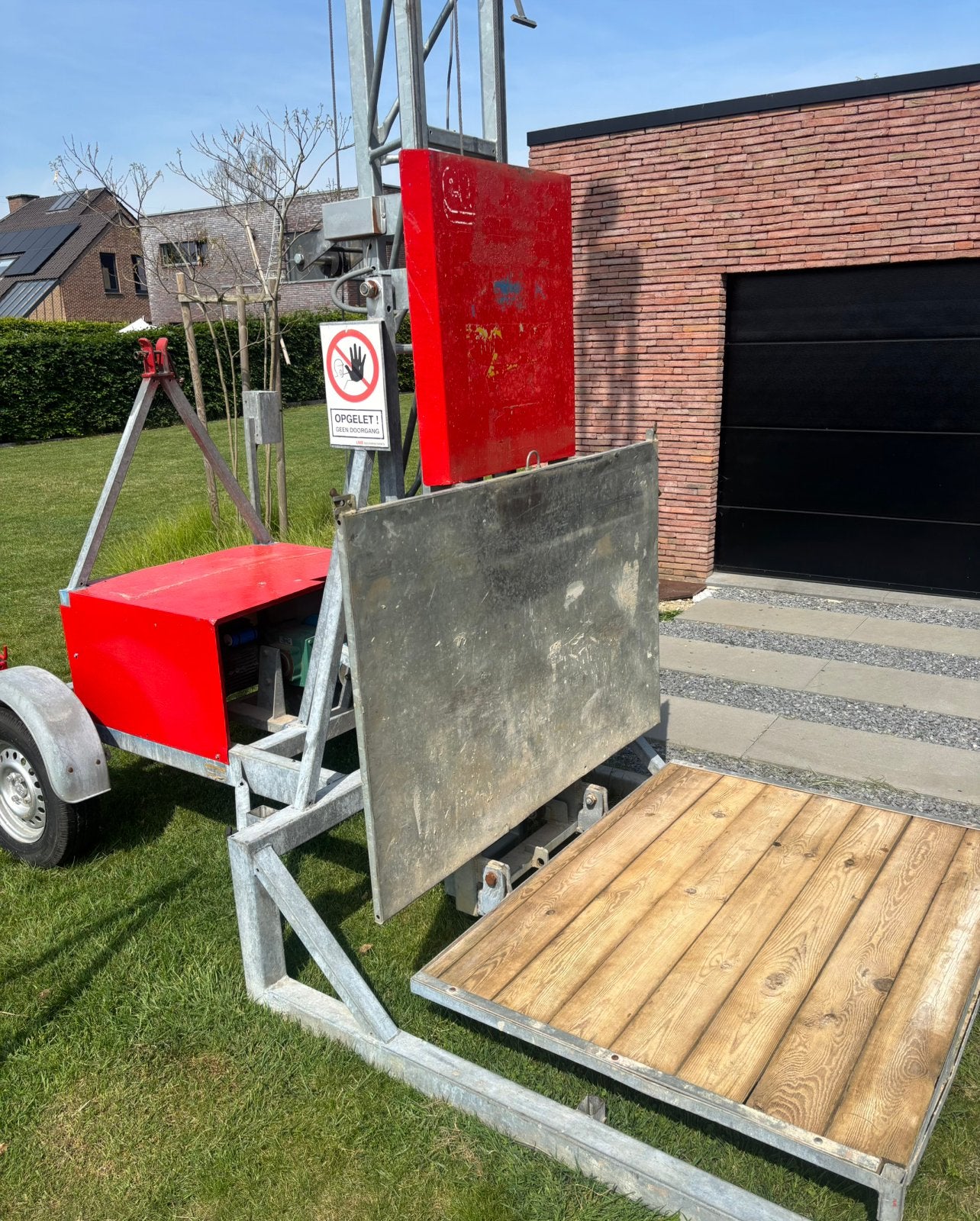 Bouwlift, Bricolage & Construction, Monte-charges, Enlèvement, Comme neuf, Ascenseur de chantier