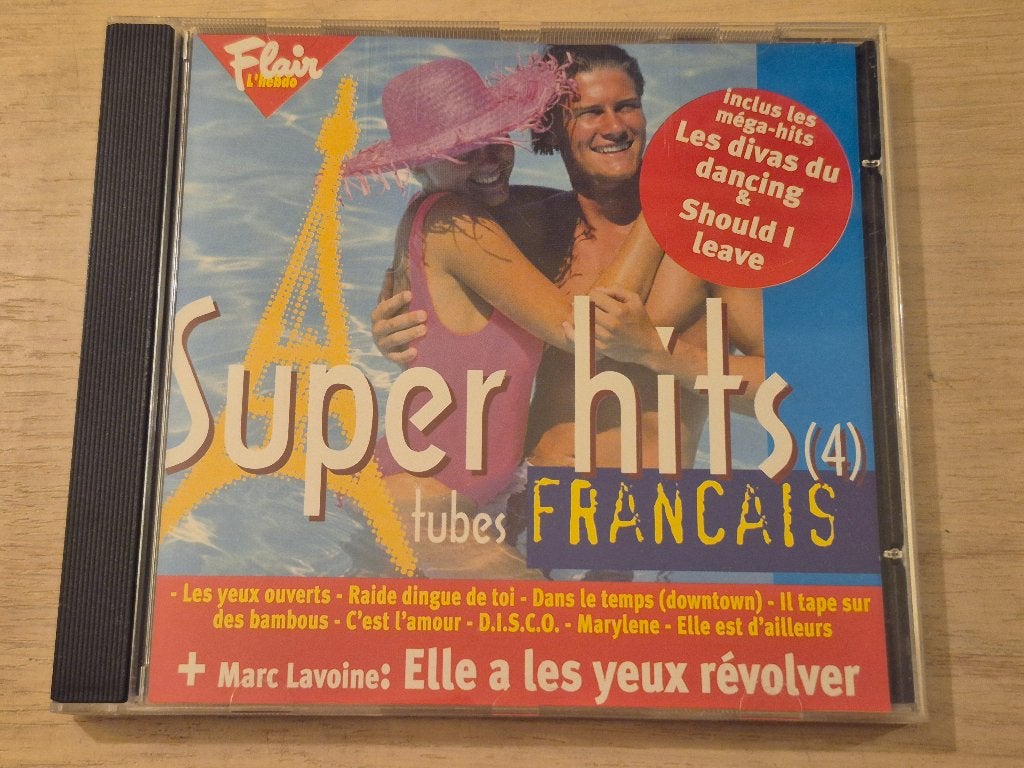 cd audio Super Hits (4) tubes Français, Enlèvement ou Envoi, Comme neuf, Pop, Compilation
