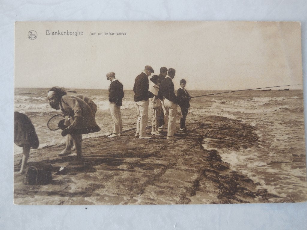 postkaart Blankenberge Brise Lames, Verzamelen, Verzenden, 1920 tot 1940, Gelopen, West-Vlaanderen